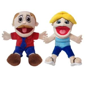 Set Bambola 16"Jeffy Peluche Foster Genitori–Morbido Peluche Famiglia Abbracciabile - Foto 1 di 10