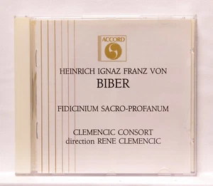 RENE CLEMENCIC CONSORT - BIBER fidicinium sacro-profanum ACCORD CD NM - Imagen 1 de 2