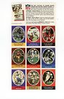 1972 Sunoco NFL Football Stamps Sticker un-cut Sheet FRAN TARKENTON BILLY KILMER