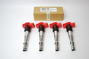 IGNITION COILPACKS for SEAT CUPRA (IBIZA + LEON) 1.8 R + SPORT + FR SET x 4