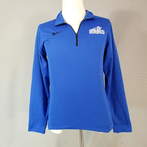 Nike LA Rams jersey sweater adult XS extra small blue dry fit fleece long sleeve Cover