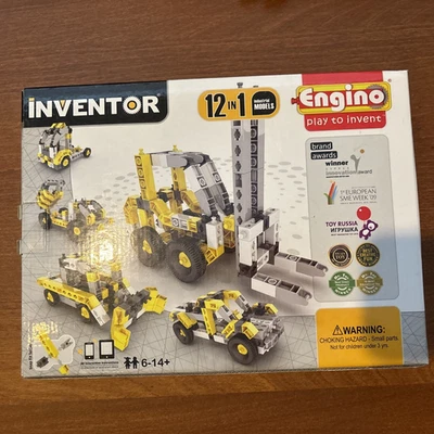 Engino INVENTOR 12 en 1 Modelos Industriales Kit Jugar a Inventar, Usado, Todas las Piezas Foto 1 de 4