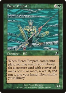 (2x) FIERCE EMPATH - Scourge – MTG Magic the Gathering Card - Common - Picture 1 of 5