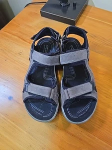 Ecco Mens Off-road Lite Sandal Dark Clay Size 10-10.5 - Picture 1 of 9