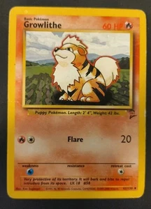Pokemon TCG Growlithe Base Set 2 42/130 Regular MP. - Bild 1 von 3
