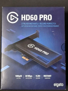 Elgato HD60 Pro HD 60 Video HDMI Capture PC Card PCIe Streaming - Picture 1 of 11