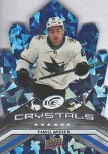 2021-22 Upper Deck Ice Hockey Ice Crystals #IC-28 Timo Meier DIE CUT