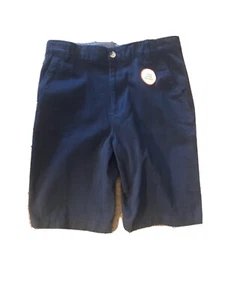 Wonder Nation Boy Navy Blue Flat Front School Uniform Approved Adj Waist 18 [91] - Picture 1 of 4