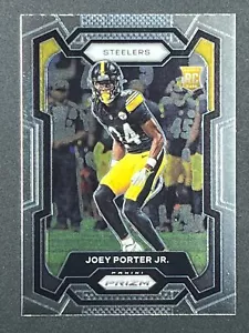 JOEY PORTER JR RC 2023 Panini Prizm #386 Pittsburgh Steelers - Foto 1 di 2