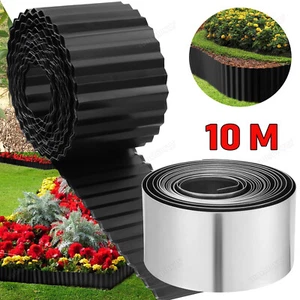 10m Verzinkte Rasenkante Beetkante Beeteinfassung Mähkante aus Metall Garten DHL - Bild 1 von 14