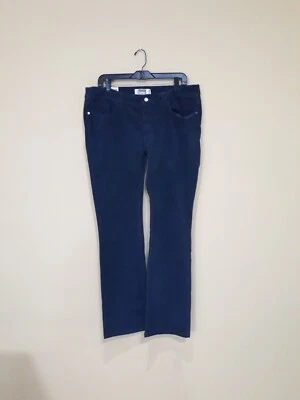 Mountain Khakis Canyon Cords Pants Blue Bootcut Leg Low Rise Slim Fit 12 NWT - Image 1 of 4