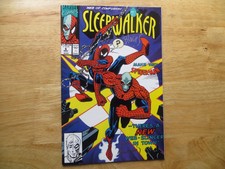 1991 MARVEL SLEEPWALKER # 6 SIGNED 2X BOB BUDIANSKY & BRET BLEVINS,WITH POA