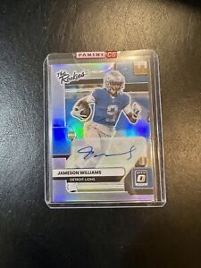 Jameson Williams AUTO, redemption! Sealed! Optic The Rookies # /99 Rookie RC