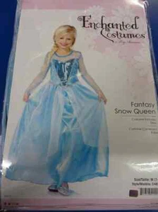 Fantasy Snow Queen Elsa Frozen Fancy Dress Up Halloween Toddler Child Costume - Picture 1 of 10