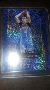 2020-21 Select Aleksej Pokusevski Rookie Selections Blue Shimmer Prizm OKC - Bild 1 von 2