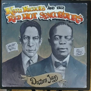 Keith Nichols And The Red Hot Syncopators Doctors Jazz Vinyl Record 1986 VG+/VG - Picture 1 of 4