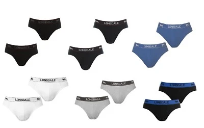 Paquete de 4 calzoncillos calzoncillos Lonsdale London para hombre ropa interior S M L XL XXL