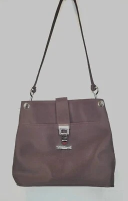 BOLSO DE MANO DONNA KARAN MARRÓN Otoño Hermoso Tamaño Mediano Chocolate Foto 1 de 4