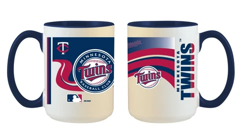 Minnesota Twins MLB Full Wrap 15oz Jumbo Coffee Mug FREE SHIP!! Cover