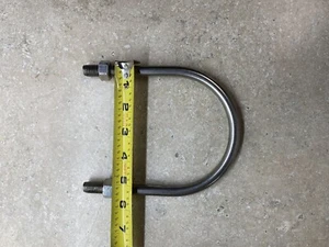 NUOVO Bullone a U in Acciaio Inox 1/2 (PER TUBO 5") Resistente SS con 2 Dadi - Foto 1 di 3