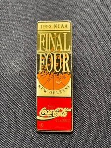 Prendedor Campeonato NCAA 1993 De colección Final Four Baloncesto Nueva Orleans Coca Cola - Imagen 1 de 3