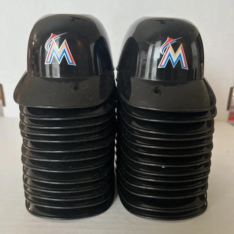 LOT OF 26 Miami Marlins ICE CREAM HELMET New Baseball Mini Snack Party Bowl Cup Cover