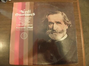 Riccardo Muti Conducts Verdi Overtures SEALED 1977 QUADRAPHONIC Lp Record QUAD - Imagen 1 de 10