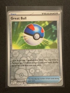 Great Ball | 183/193 | Holograma Inverso Común | S&V - Paldea Evolved | Juego de cartas coleccionables Pokémon - Imagen 1 de 3