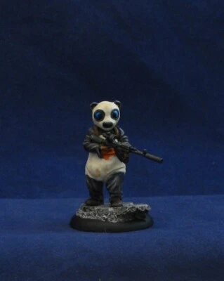 Painted Panda Man, Knight Models DC Batman Miniatures Game 1e, 35mm OOP Metal - Image 1 of 4