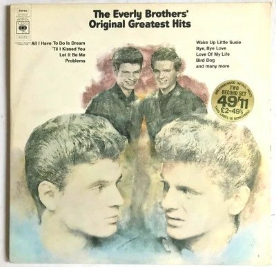 Everly Brothers Greatest Hits Vinyl 2LP CBS Compilation - Image 1 of 4