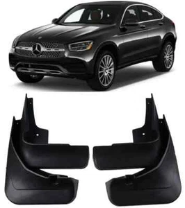 Genuine Splash Guards Mud Flaps FOR 2020-2022 Mercedes Benz GLC Coupe WO / Pedal - Picture 1 of 8