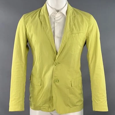 VIKTOR & ROLF 38 码黄色棉混纺单排扣运动外套 — 第 1/4 张图片