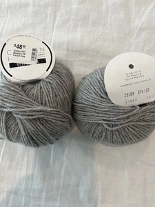 Clinton Hill Bespoke DK Yarn. 100% Cashmere. 2 Skeins. French Gray. - Picture 1 of 5