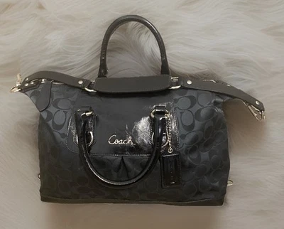 Coach Ashley Signature Sateen Carryall 15443 Style Code 2012 Release MSRP $328  - Image 1 of 4