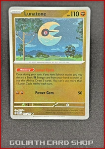 Lunatone 074/132 Reverse Holo - ME01: Mega Evolution Pokémon TCG - NM - Picture 1 of 2