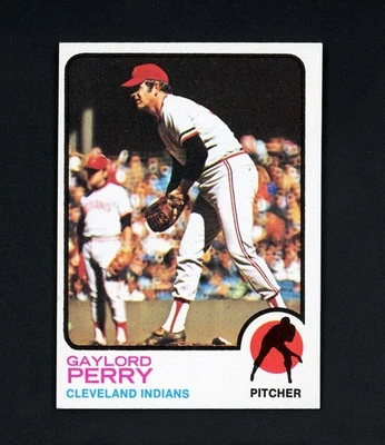 Gaylord Perry 1973 Topps (HOF) Cleveland Indians #400 casi nuevo-como nuevo Foto 1 de 2