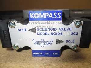 Válvula direccional electromagnética KOMPASS nueva 1 pieza D4-02-3C2 (AC220V) - Imagen 1 de 2