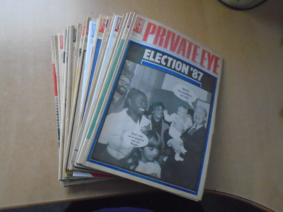 Private Eye - 27 different issues from between 1987 & 1993. See pics below. - Image 1 of 4