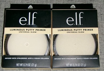 e.l.f. Luminous Putty Primer, Universal Glow, 0.74 oz.  85910 Lot of 2 NEW - Image 1 of 2