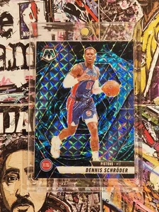 2024-25 Panini Mosaic Dennis Schröder Genesis Detroit Pistons - Bild 1 von 2