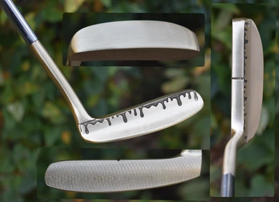 Stunning Gold Custom Prototype Blade Putter / Napa 8802 MILLED & Engraved Drip - Image 1 of 4