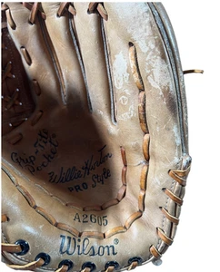 Vintage Wilson A2605 Willie Horton Baseball Glove Japan Grip-Tite Leather - Picture 1 of 8