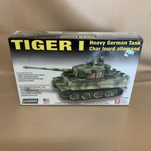 Lindberg 76081 1/48 Scale Tiger I Heavy German Tank Plastic Model Kit SEALED - Picture 1 of 2