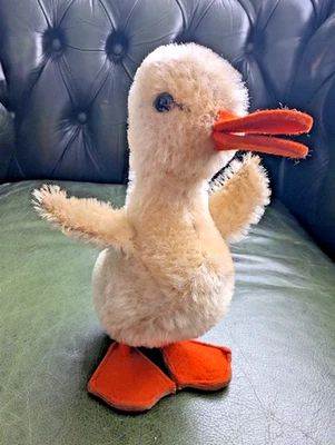Steiff Ente Küken Gans Ente Steifftier Retro Plüschtier Mohair 50er H37 - Bild 1 von 4