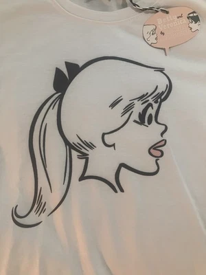 Camiseta Betty And Veronica Blanca Rachel Antonoff Manga Corta Para Mujer Talla M Foto 1 de 4