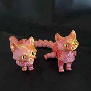 Realistic Design Articulated Cats 3D Printed Cat Figure  Home Decor - Picture 1 of 18