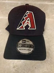 NEW W STICKER - Arizona Diamondbacks Team Classic Dbacks Flex Fitted Hat -Med/Lg - Picture 1 of 6