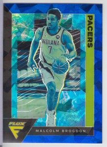 2020-21 Panini Flux Blue Cracked Ice Malcolm Brogdon #67 Pacers