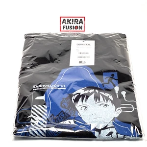 EVANGELION x QOOZA Long Sleeve Tee [SHINJI1] 2XL Size Unisex Japan Seller - Picture 1 of 4