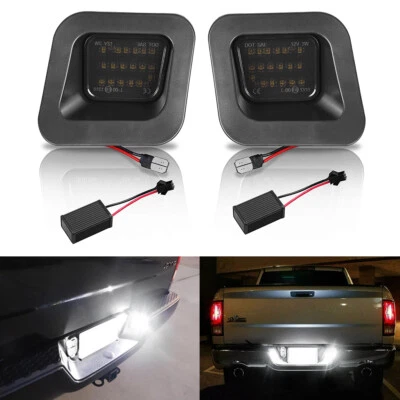 Conjunto de luz de placa de matrícula de LED para Dodge Ram 1500 2500 3500 Pickup 2003-2018 A - Imagem 1 de 4
